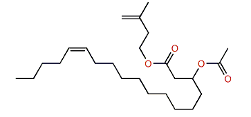 Isoprenyl (Z)-3-acetoxy-13-octadecenoate